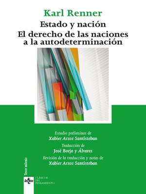 cover image of Estado y nación. El derecho de las naciones a la autodeterminación